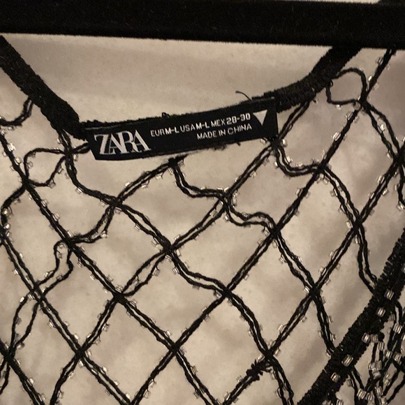 Zara Beaded tank top size M/L - Picture 4 of 5